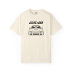 Ivory JDM T-shirt with G54B logo and front car graphic on chest