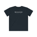 Kids black T-shirt with Big Wing Cartel chest logo graphic