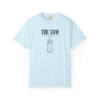 Light blue baby bottle graphic t-shirt with “THE 3AM CLUB” text on the front