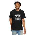 Black T-shirt with front car graphic