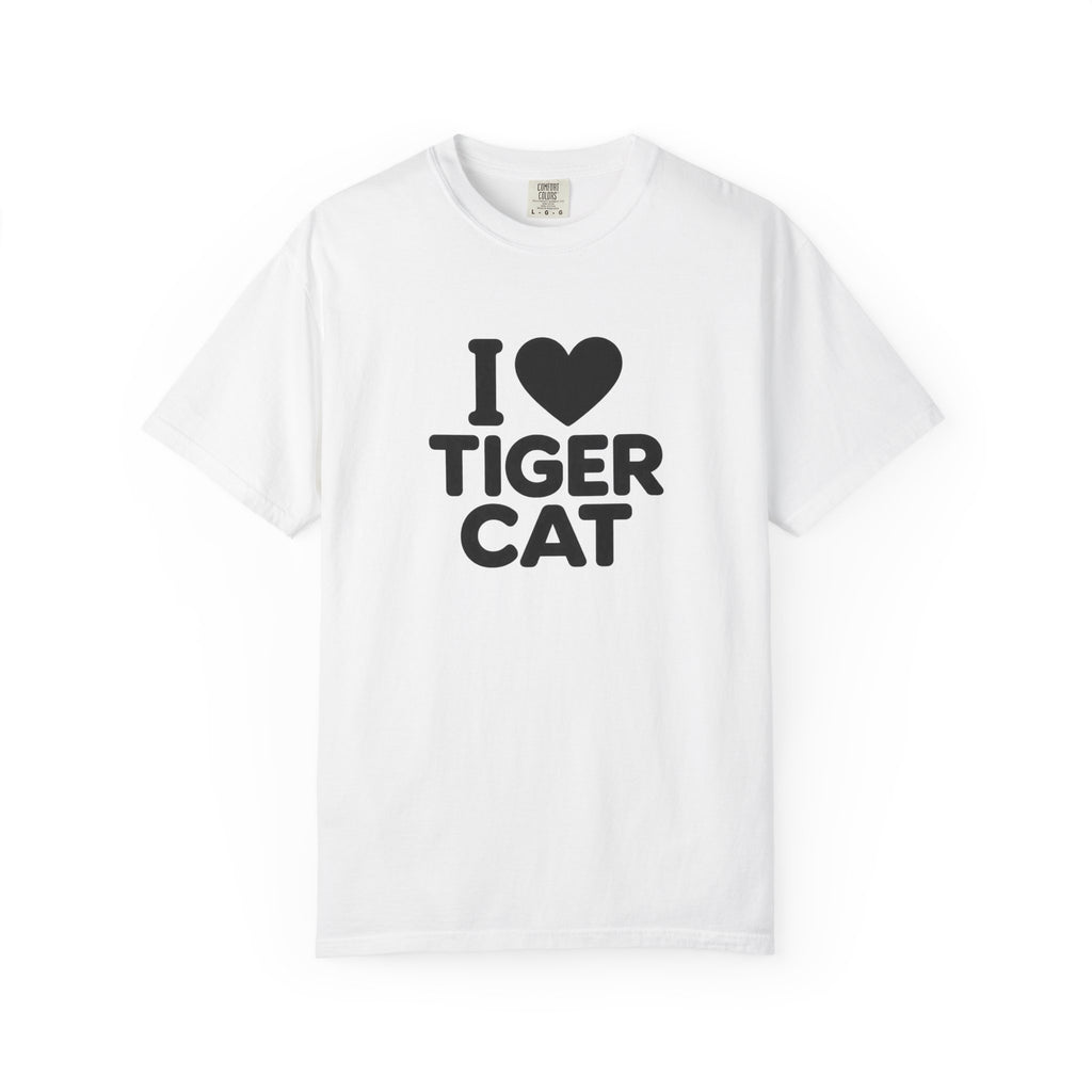 I Love Tiger Cat T-Shirt