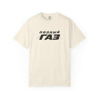 Ivory Full Throttle T-shirt with front graphic print, crew neck short sleeves