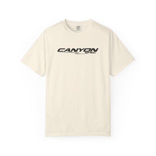Ivory Canyon Spec T-shirt with small chest logo graphic