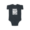 Drive. Nap. Repeat. Baby Bodysuit