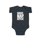 Drive. Nap. Repeat. Baby Bodysuit