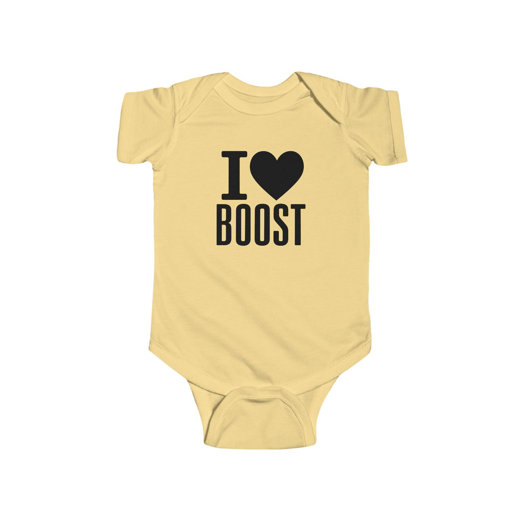 I Love Boost Baby Bodysuit