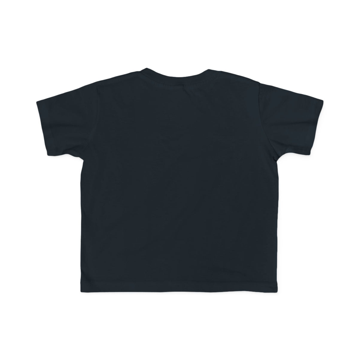 Toddler dark t-shirt, back view