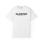 White graphic T-shirt with SLEEPER front print