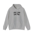 Sport grey club hoodie with 60-130 graphic, pullover hood and drawstring, kangaroo pocket