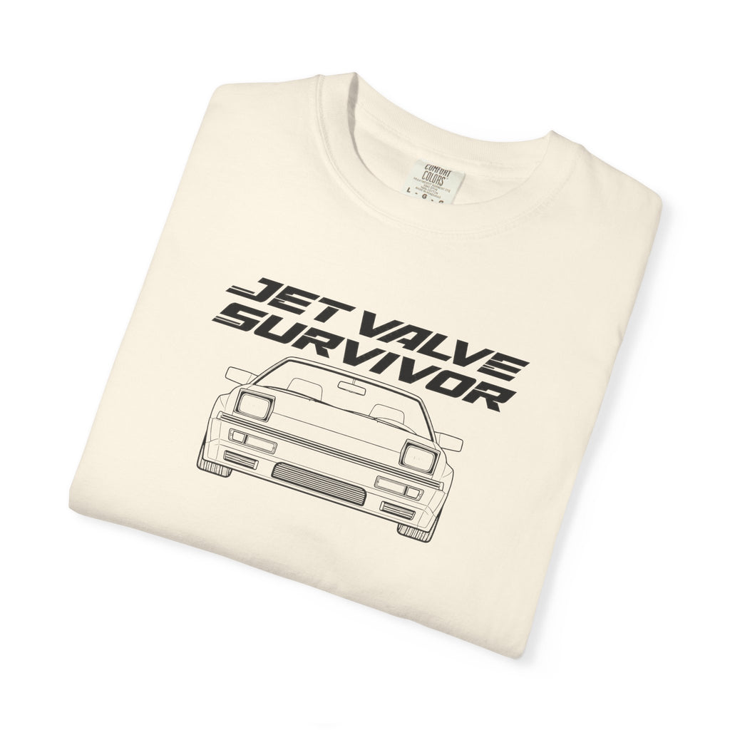Ivory JDM T-shirt with large car illustration and title text