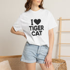 I Love Tiger Cat T-Shirt