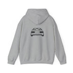 Sport grey hoodie with back “2.6L Social Club” car graphic