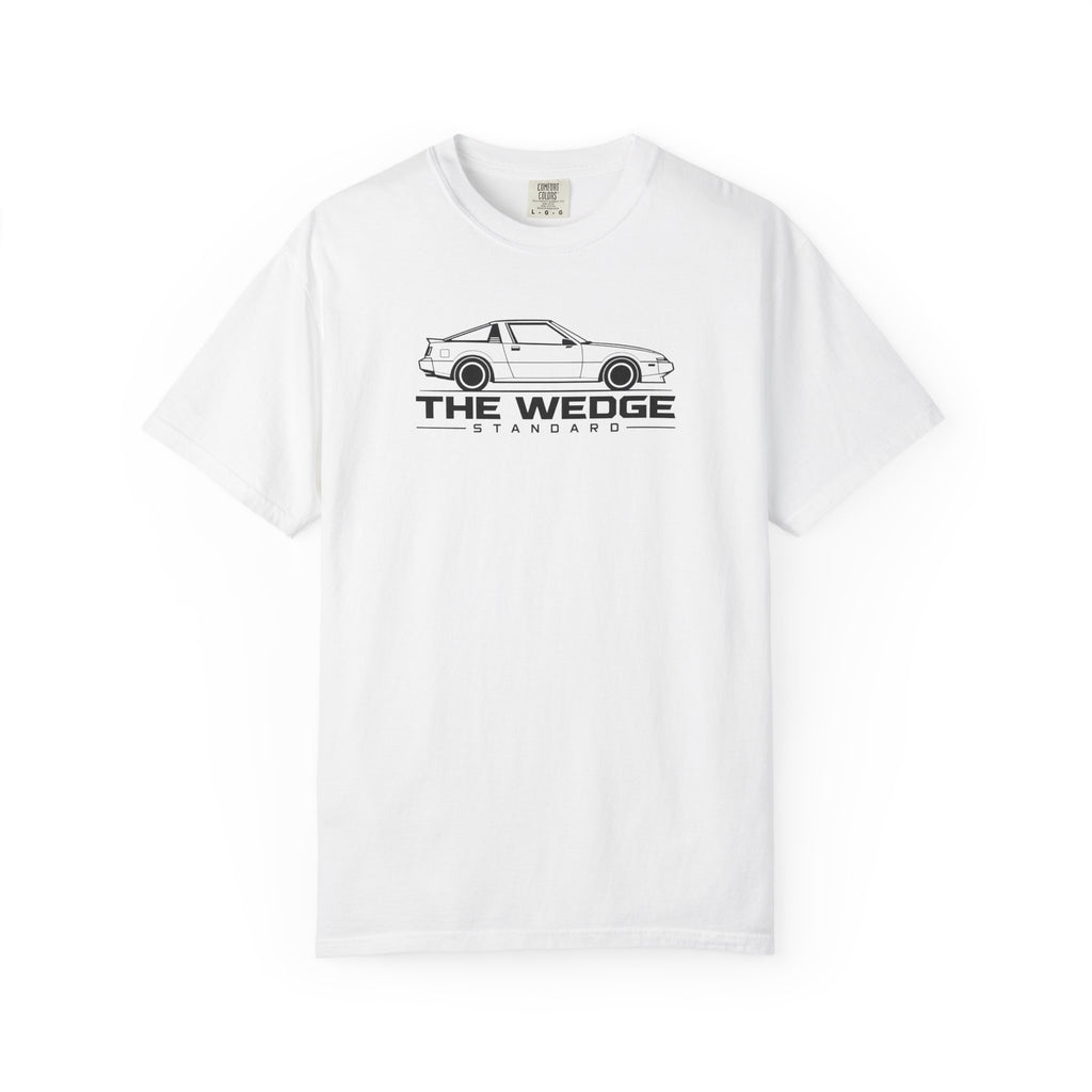 Wedge Standard JDM T-shirt in white with car graphic logo on the front
