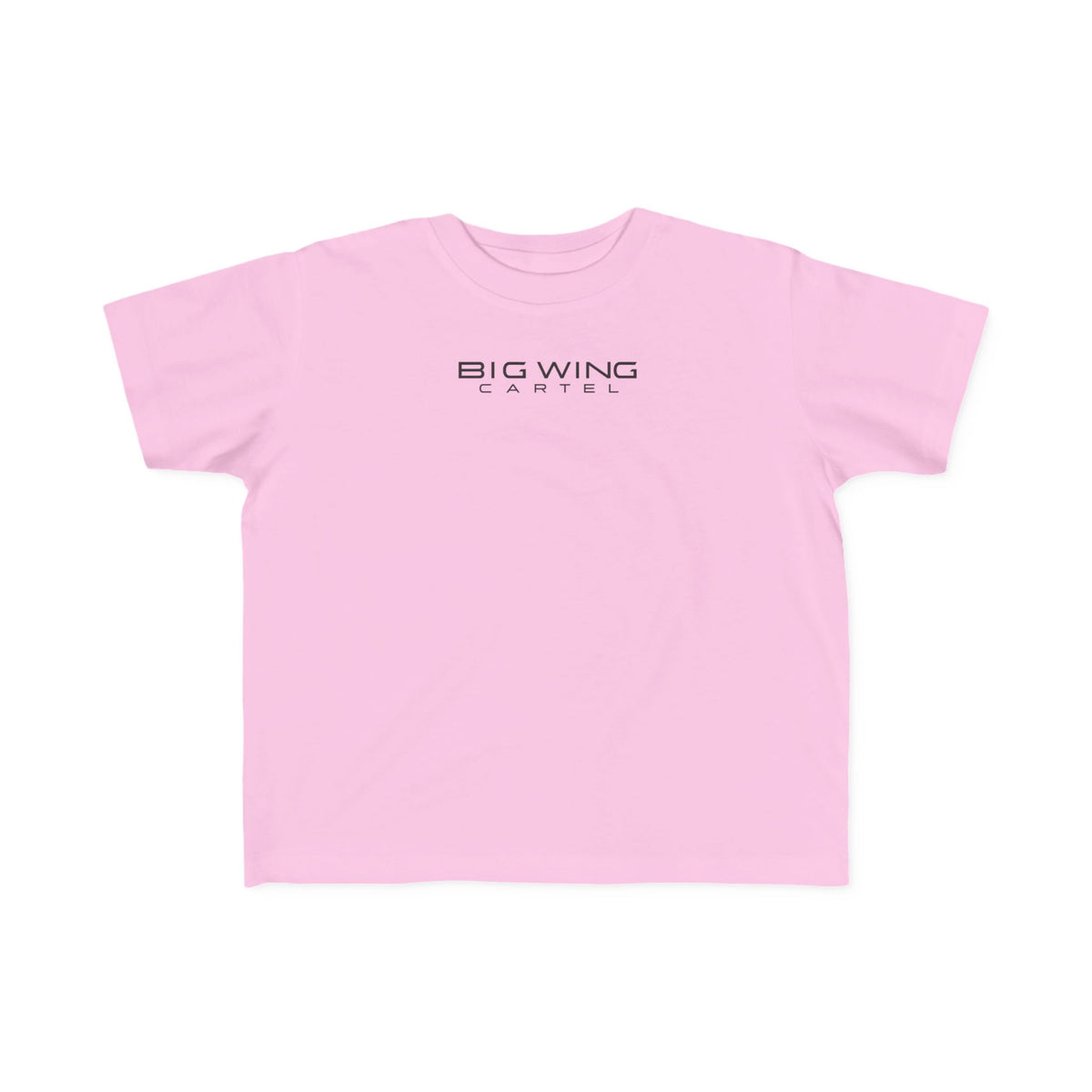 Pink toddler T-shirt with chest Big Wing Cartel logo print
