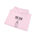 Light pink baby hoodie front graphic: “THE 3AM CLUB” bottle icon