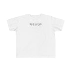 White toddler T-shirt with chest Big Wing Cartel logo print