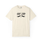 Ivory crew-neck T-shirt with 60-130 Club logo graphic on the chest