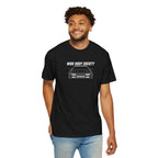 Black JDM t-shirt front on model with car illustration and logo