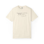 Big Wing Cartel exotic car outline T-shirt, ivory crewneck with front graphic print