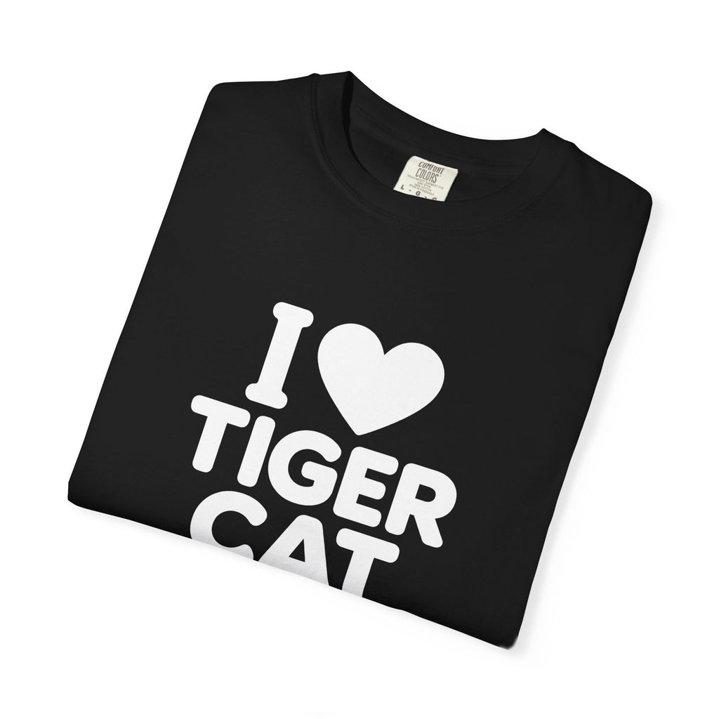I Love Tiger Cat T-Shirt