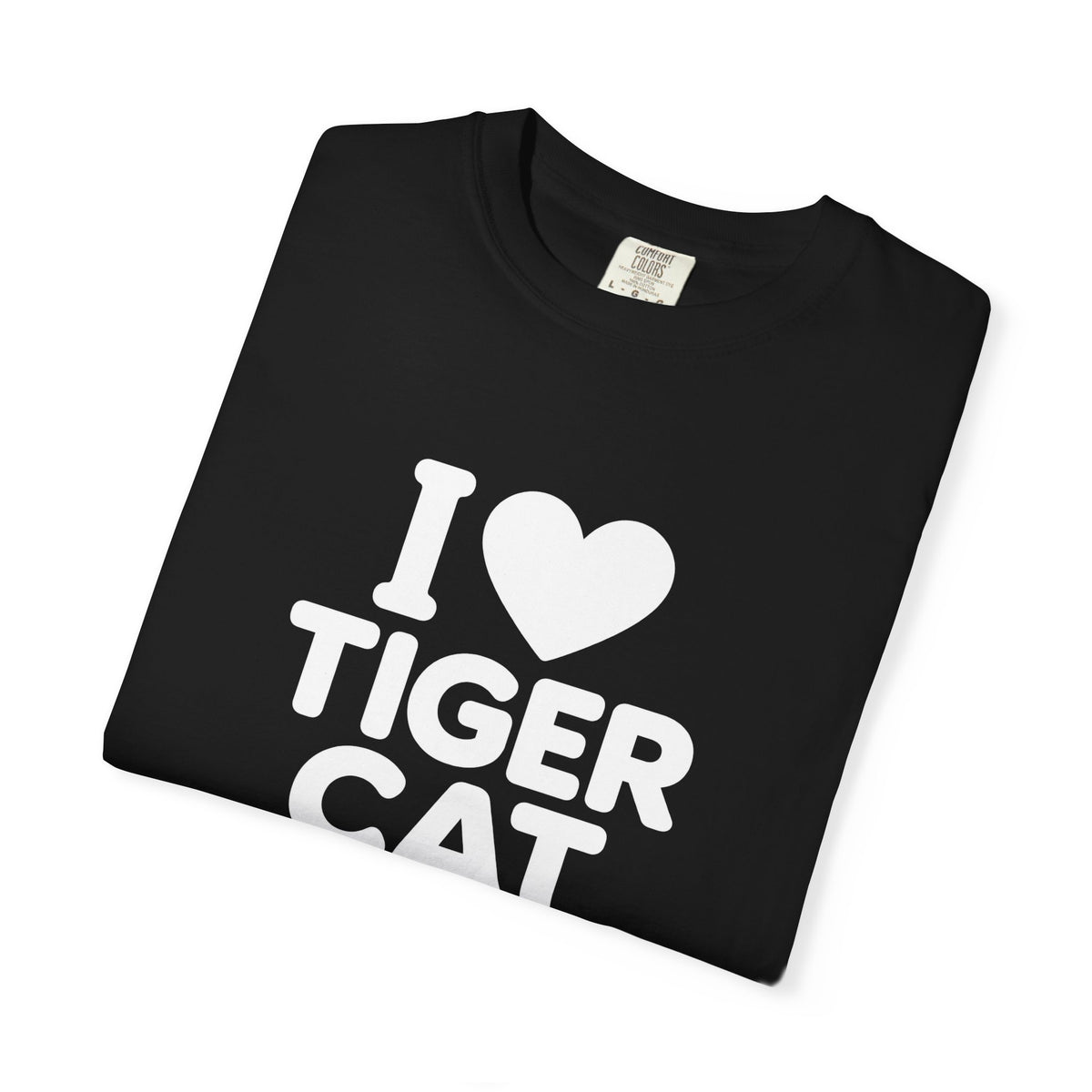 I Love Tiger Cat T-Shirt