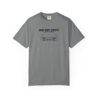 Grey JDM t-shirt, front print with “WIDE BODY SOCIETY” and car graphic.