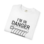 White T-shirt with bold 'I'm in Danger' front graphic